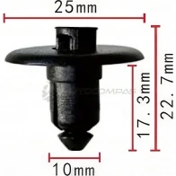 Клипса пластмассовая PATRON 1425559373 DKD 10BJ p370385