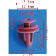 Клипса пластмассовая PATRON VLXT 7G p370382 1425559348