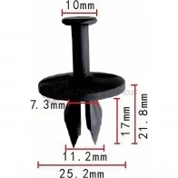 Клипса пластмассовая PATRON p370394 XA Y69 1425559244