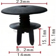 Клипса пластмассовая PATRON 1425559162 p370311a MOR3 4