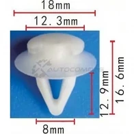 Клипса пластмассовая PATRON p370250 9HNQ L 1425559170