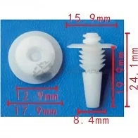 Клипса пластмассовая PATRON 1438144153 R5G GN p372127