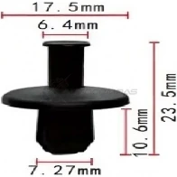 Клипса пластмассовая PATRON p372021 G43YZW 6 1438144218