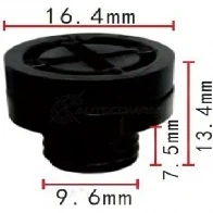 Клипса пластмассовая PATRON 1425558517 VSV HG p371945