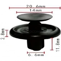 Клипса пластмассовая PATRON VPA QT 1425558871 p371937