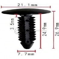 Клипса пластмассовая PATRON p371901 1425558283 UD B17BQ