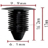 Клипса пластмассовая PATRON p371876 1425558584 Y23D G