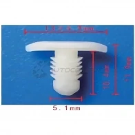 Клипса пластмассовая PATRON p371871 E QZ1O 1425558706