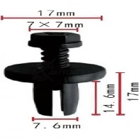 Клипса пластмассовая PATRON p371851 ZUJX OK 1425558043