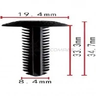 Клипса пластмассовая PATRON 1425558837 2 WAQS p371838