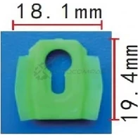 Клипса пластмассовая PATRON p371813 1425558481 9K NLG4