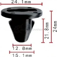 Клипса пластмассовая PATRON 6L2 Z5 1425558474 p371798