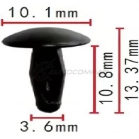 Клипса пластмассовая PATRON 4XUF 51Y p371785 1425558205