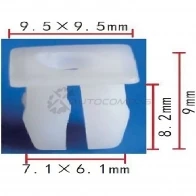 Клипса пластмассовая PATRON U XW9M6 p371741 1425558556