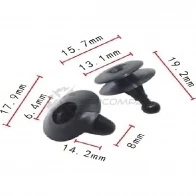Клипса пластмассовая PATRON G22Q D p371738 1425558023