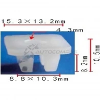 Клипса пластмассовая PATRON 0WI3 L p371730 1425558725