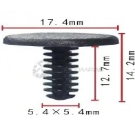 Клипса пластмассовая PATRON 0X NCK p371728 1425558104
