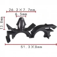 Клипса пластмассовая PATRON p371709 1425558892 GB7LN Q