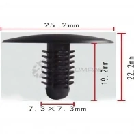 Клипса пластмассовая PATRON O 4AV7 p371708 1425558476