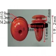 Клипса пластмассовая PATRON K AQF6GO p371695 1425559003