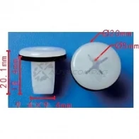 Клипса пластмассовая PATRON p371670 1 HJ1KW 1425558573