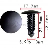 Клипса пластмассовая PATRON 1425558426 X1TC3 G p371654