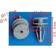 Клипса пластмассовая PATRON 72DBX 9 p371632 1425558037