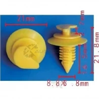 Клипса пластмассовая PATRON p371630 WJ 57QD2 1425558378