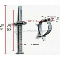Клипса пластмассовая PATRON p371607 1425558787 V7WEUH 4