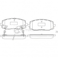 Тормозные колодки дисковые, комплект PATRON SILB 0H PBP1783 Hyundai i10 (PA) 1 Хэтчбек 1.0 69 л.с. 2011 – 2017