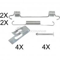 Ремкомплект колодок PATRON PSRK0126 LO9 G4 Mercedes M-Class (W163) 1 Кроссовер