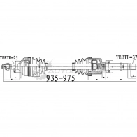 Приводной вал PATRON PDS0528 LB7YY K Peugeot 308 1 (T7, 4E, 4H) Универсал 2.0 HDi 163 л.с. 2009 – наст. время