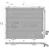 Радиатор кондиционера PATRON PRS1058 3533608 OVF S51