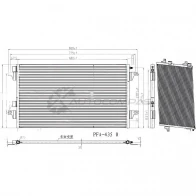 Радиатор кондиционера PATRON PRS1128 Renault Laguna (KG) 2 Универсал 3.0 V6 24V (KG0D) 207 л.с. 2001 – 2007 OY2K 0O