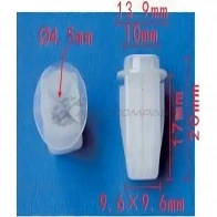 Пистон пластиковый PATRON 4 P3POAJ 1425557864 p371328