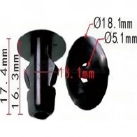 Пистон пластиковый PATRON BZX 272C p370931 1425557814