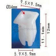 Пистон пластиковый PATRON p370685 Y BX4W 1425557826