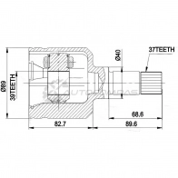 Шрус граната PATRON PCV5044 3524724 12WXH 251 0418