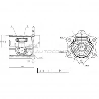 Шрус граната PATRON Volkswagen Caddy (2KB, 2KJ, 2CB, 2CJ) 3 Минивен 1.9 TDI 105 л.с. 2004 – 2010 PCV1783 9PQGP IE