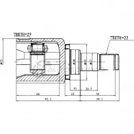 Шрус (граната) PATRON V2LTQ 8I PCV1750 511748688