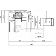 Шрус граната PATRON PCV1517 QOQ FF 3524329