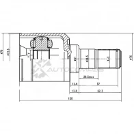 Шрус граната PATRON PCV1515 H CHF3 Mitsubishi Lancer