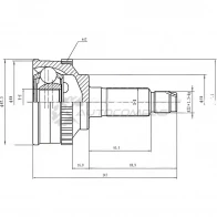 Шрус граната PATRON GS S8MJW 1425550180 PCV1464