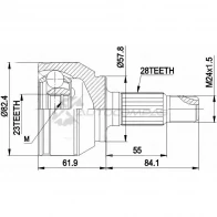 Шрус граната PATRON TR 2OA PCV1431 3524254