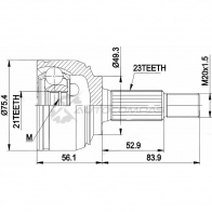 Шрус граната PATRON PCV1442 Nissan Micra (K12) 3 Хэтчбек 1.0 16V 65 л.с. 2003 – 2010 KKT4PE U