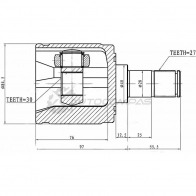 Шрус граната PATRON PCV1340 O5M 5S 3524177