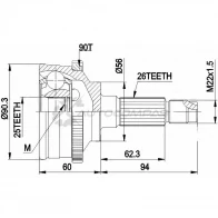 Шрус граната PATRON PCV1278 8K3T 7 3524119