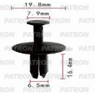Клипса пластмассовая P37-0572S PATRON P37-0572S ZEYKL D 1441230265