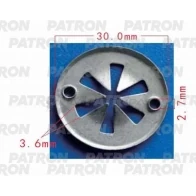 Шайба металлическая P37-0187S PATRON P37-0187S SD2E Q 1441243524
