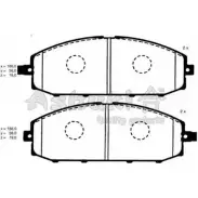 Тормозные колодки, дисковые, комплект ASHUKI SVC6XLI OO4SY9 F N009-52 3049814